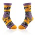 Bat Life Striped Adult Small Socks (Shoe Size 2-5)