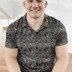All Over Print Bat Polo