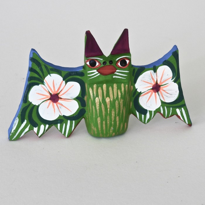Small Oaxacan Carved Bat Figures - Product Image