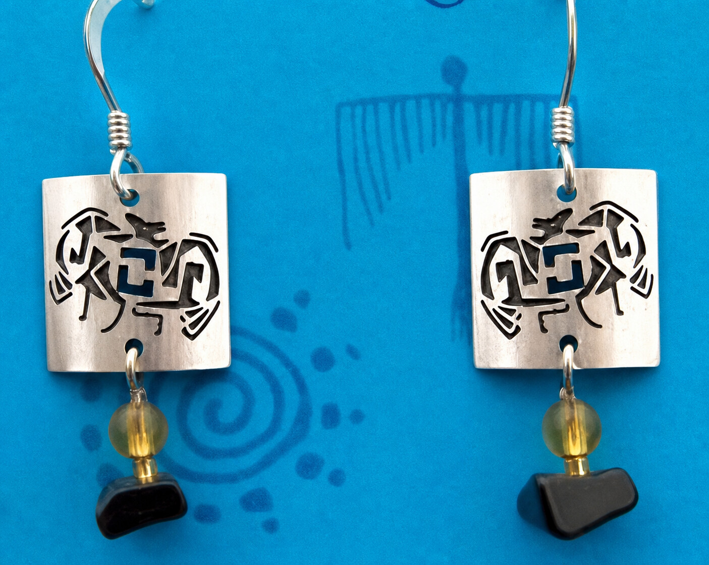 Mimbres Bat Earrings - Product Image