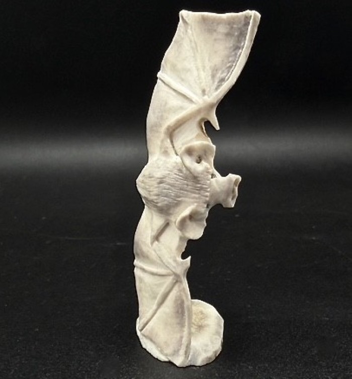 Antler Bat By Zuni Artist Lewis Malie (2 1/2 inch)