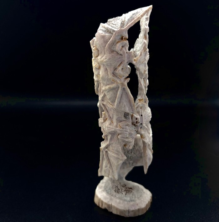 Antler Bat Group By Zuni Artist Lewis Malie