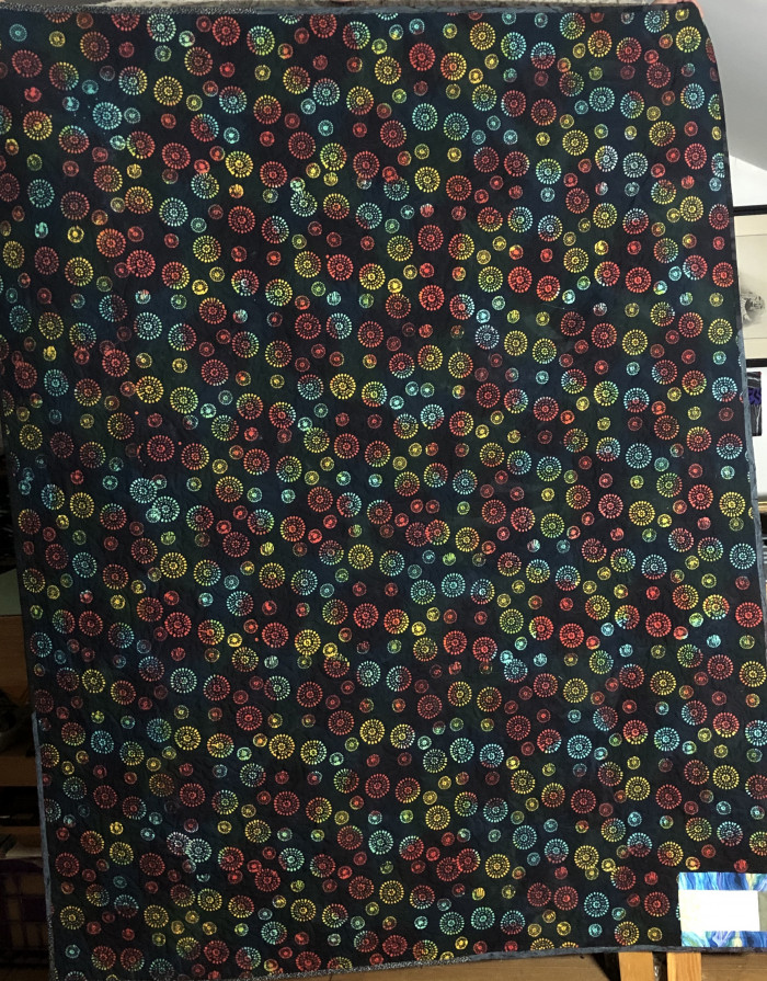 Bat Scramble Quilt 70 X 63 SOLD
