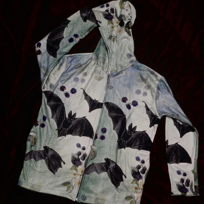 Bats And Blackberries Ladies Sweatshirt
