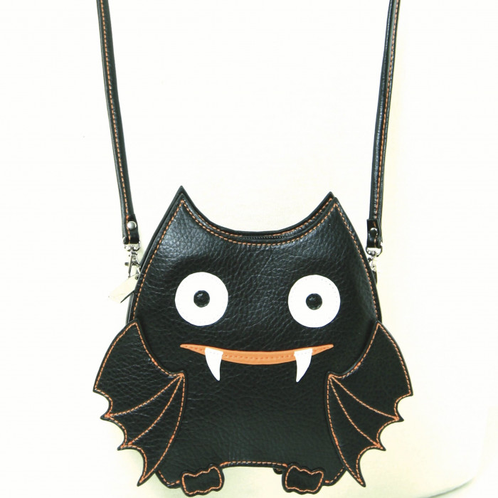 Black Bat Cross Body Bag