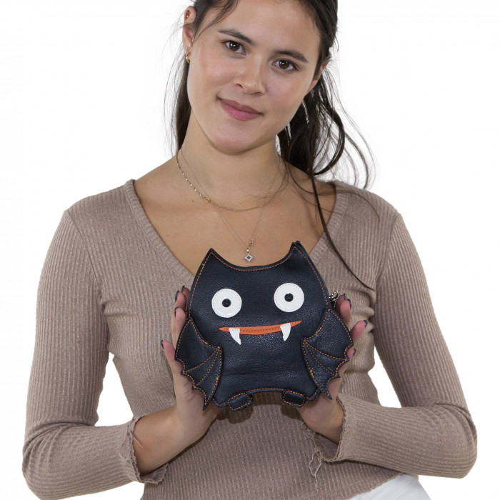 Black Bat Cross Body Bag