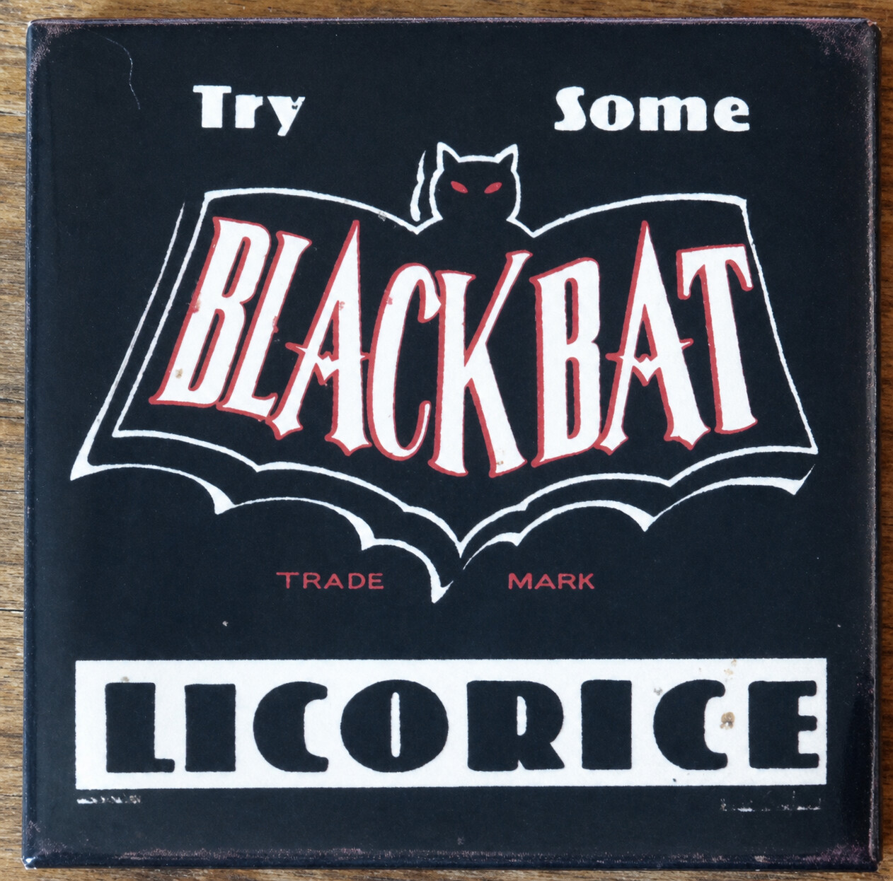 Black Bat Licorice Magnet Black Bat Licorice Magnet - Product Image
