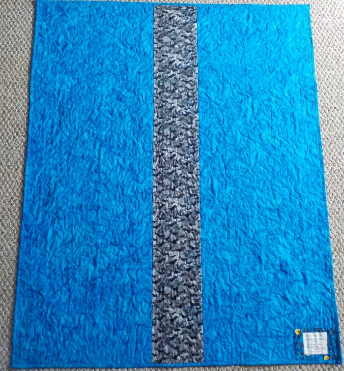 Double Square Bats  47" by 58" Quilt