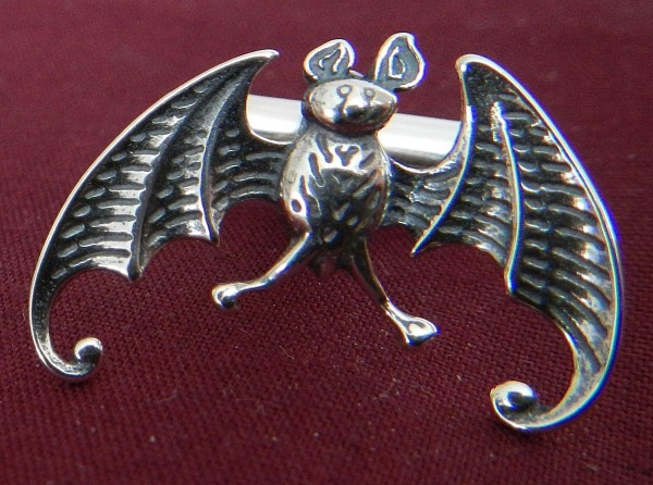 Edward Gorey Bat Cuff Links