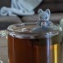Grey Bat/Red Heart Floating Tea Infuser