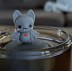 Grey Bat/Red Heart Floating Tea Infuser