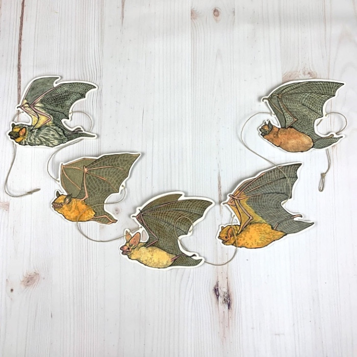 Happy Bat Illustrated Garland