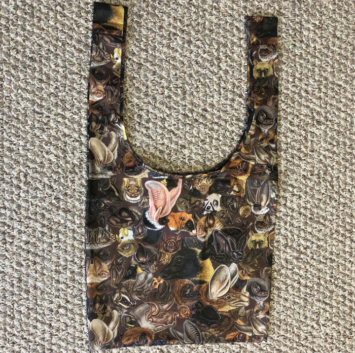 Many Faces of Bats Reusable Ripstop Shopping Bag