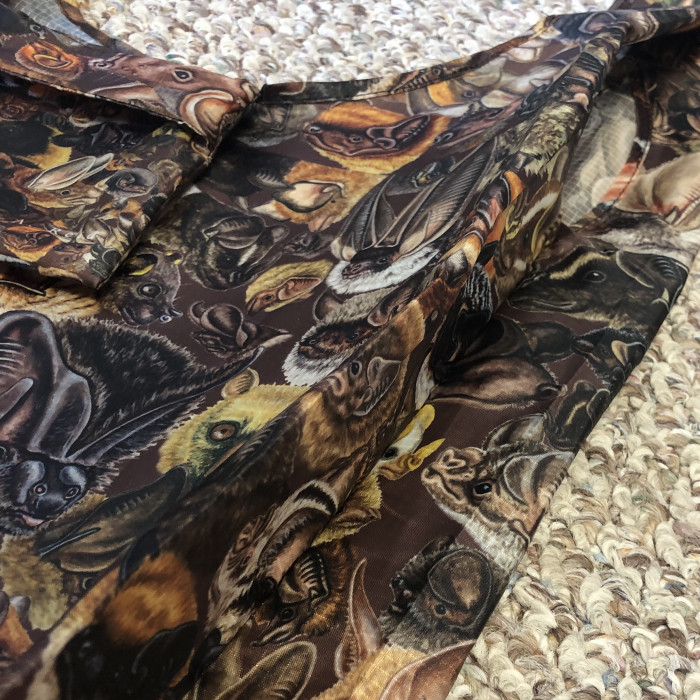 Many Faces of Bats Reusable Ripstop Shopping Bag