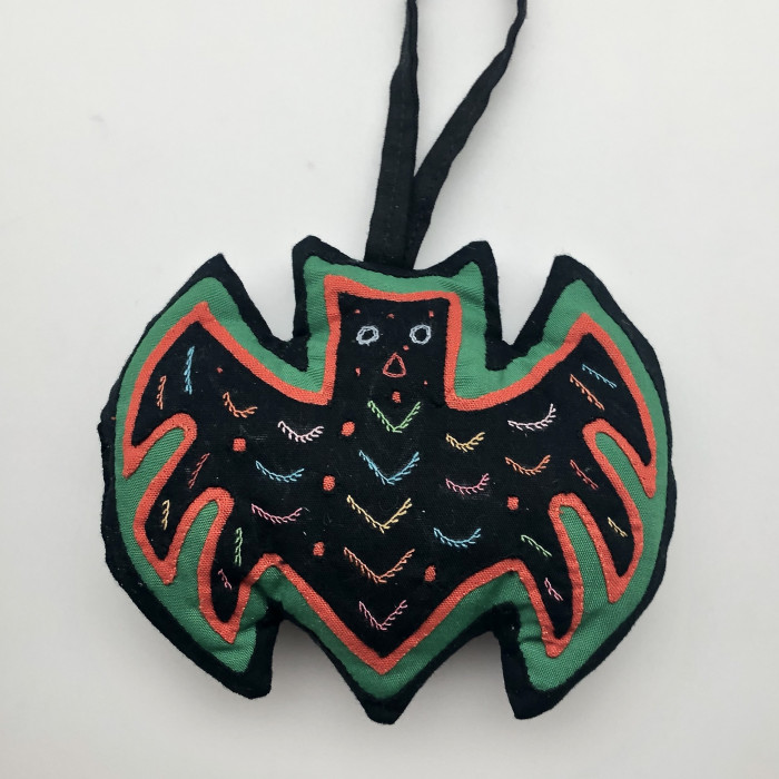 Mola Bat Ornaments 