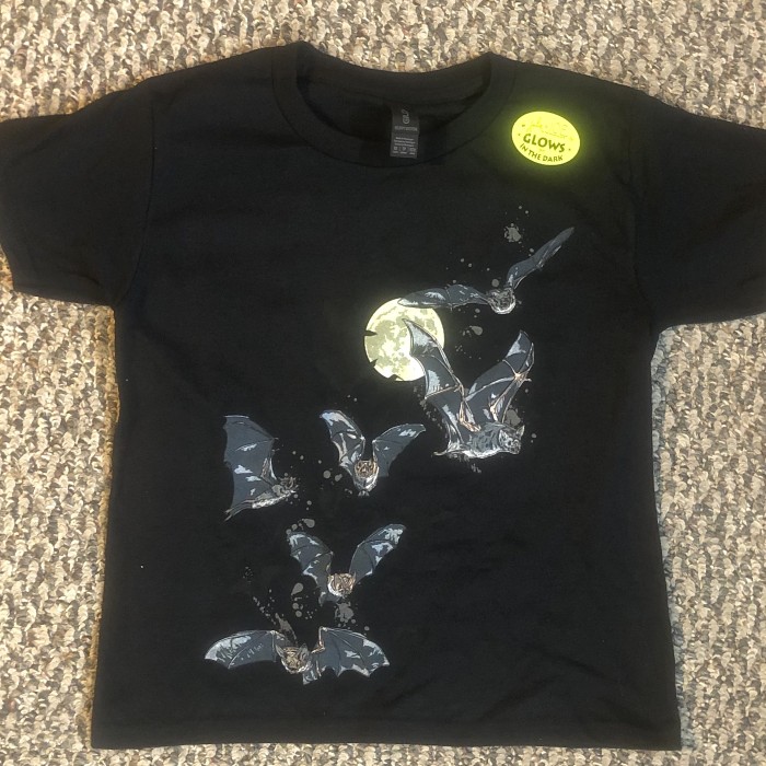 MoonlitBatFlightYouthTeeShirt