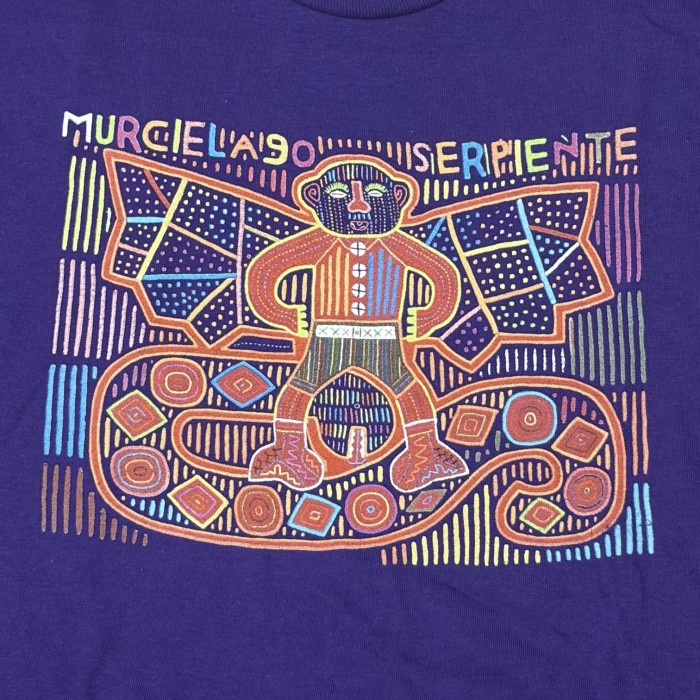 Murcielago Serpiente Long Sleeve Tee Shirt (Purple) - Product Image
