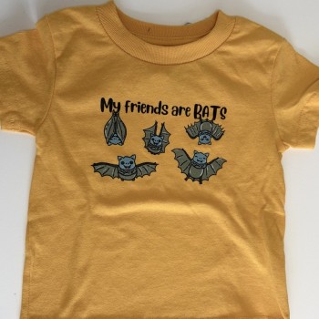 My Friends Are Bats Infant Gold Toddler Tees - Product Image