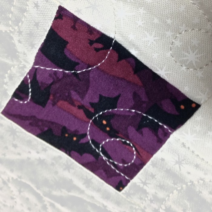 Oriental Stars With Bats  58" by 70" Quilt