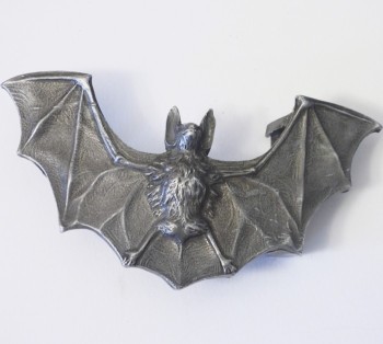 Pewter Bat Belt Buckle SOLD - Product Image