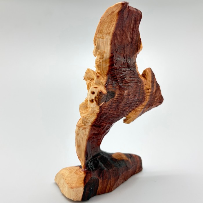  Red Cedar Wood Bat By Zuni Artist Lewis Malie