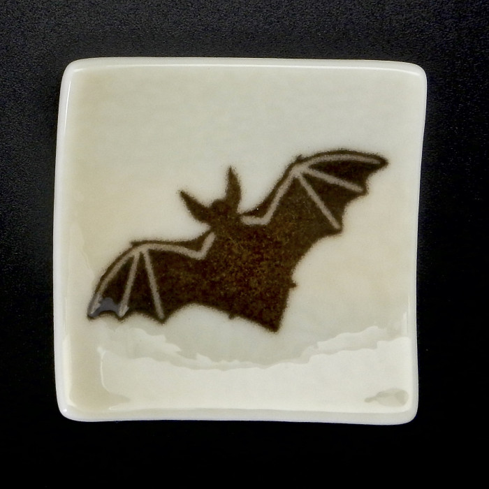 Small Fused Glass Tea Bag, Jewelry, Candle Holder Plates