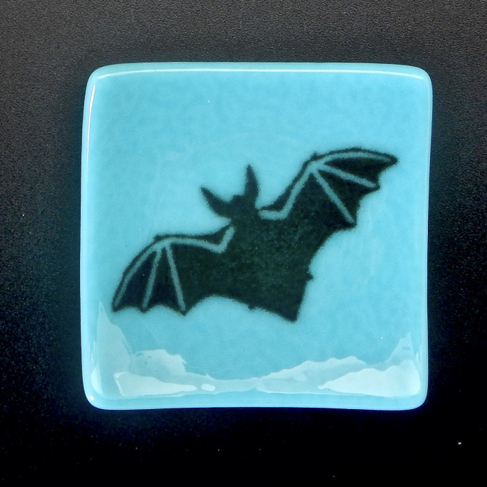 Small Fused Glass Tea Bag, Jewelry, Candle Holder Plates