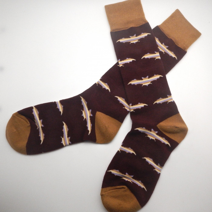 Stripy Bat Socks