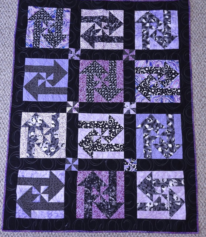 The Bats Know Which Way is Out Quilt