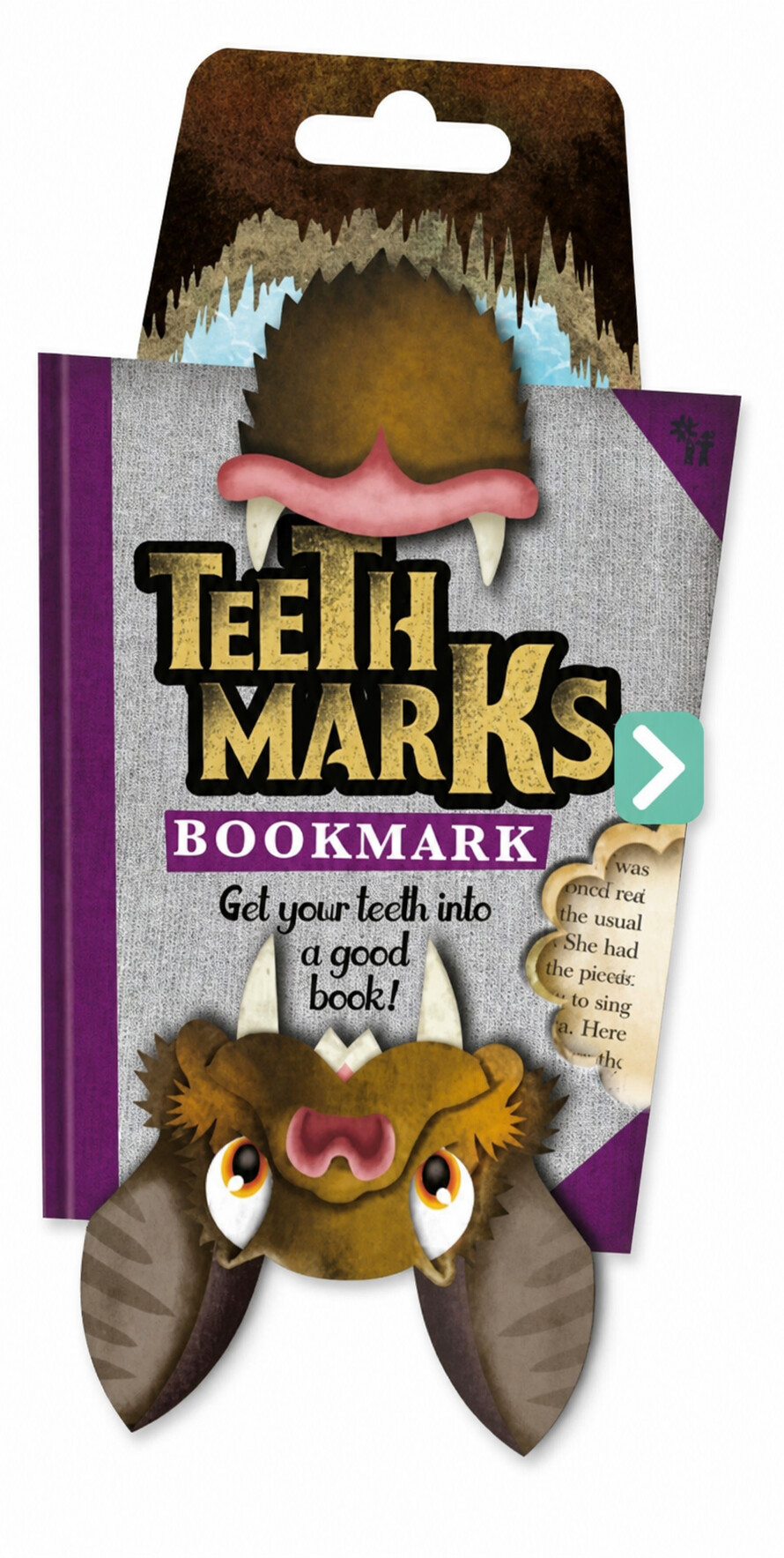 Toothy Bat Book Mark - Product Image
