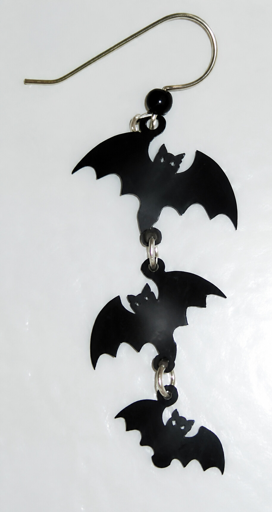 Triple Bat Silhouette Earrings - Product Image