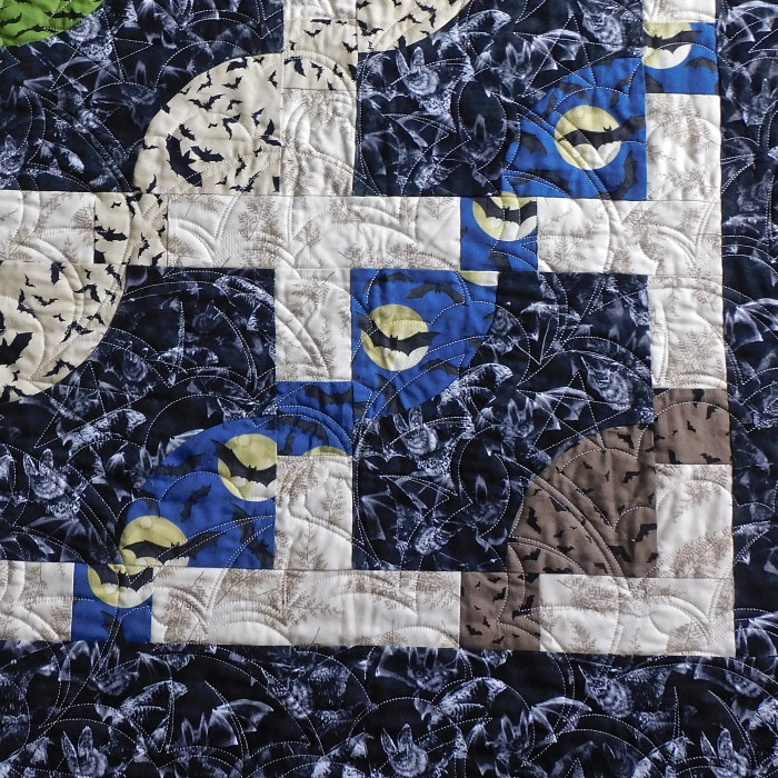 Waves Of Bats Quilt. SOLD