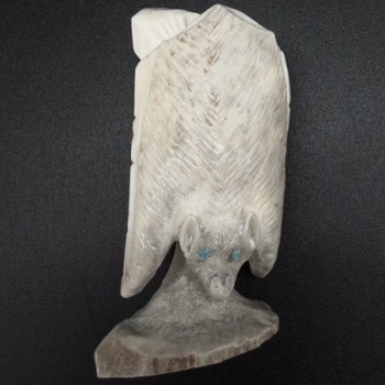 Zuni Bat Fetish By Derrick Kaamasee SOLD - Product Image